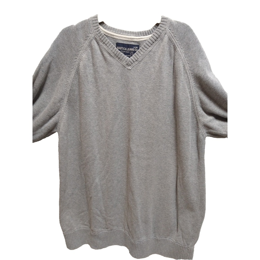 MENS PULLOVER‎ SWEATER BY NAUTICA JEANS CO, LONG SLEEVE, COTTON SIZE XXL